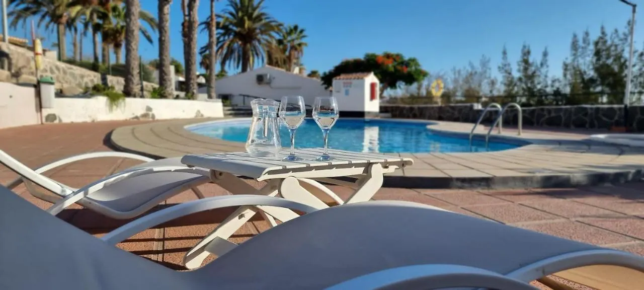Arguineguin, Two Bedrooms Bungalow, Pool & Wifi Spain